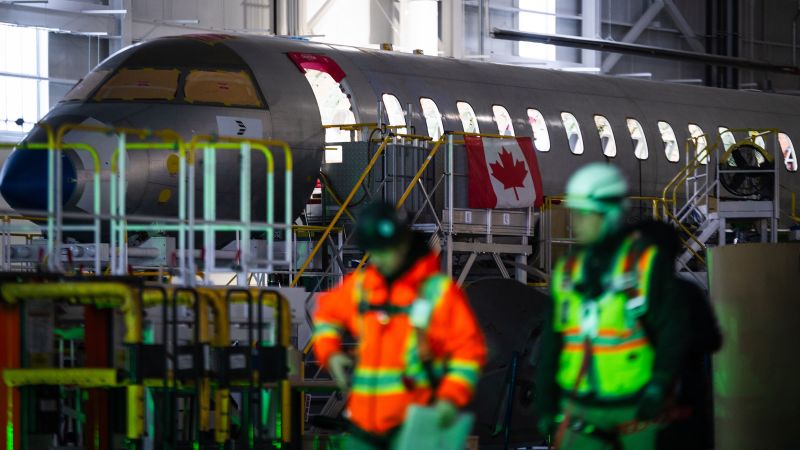  Trump says he’s decertifying Canada-made aircrafts and threatens 50% tariffs