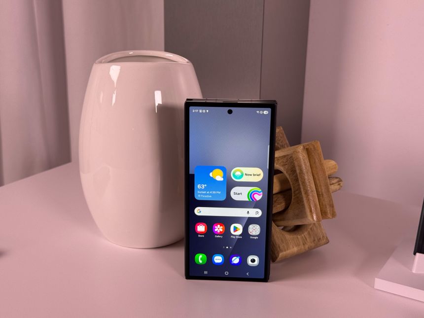 Samsung Galaxy Z TriFold is thick when folded.