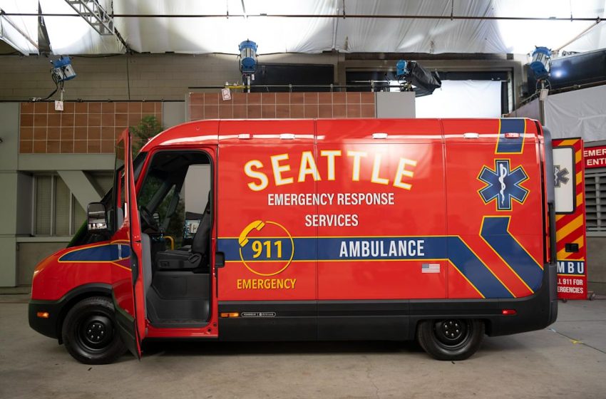  Rivian made an electric ambulance for Grey’s Anatomy