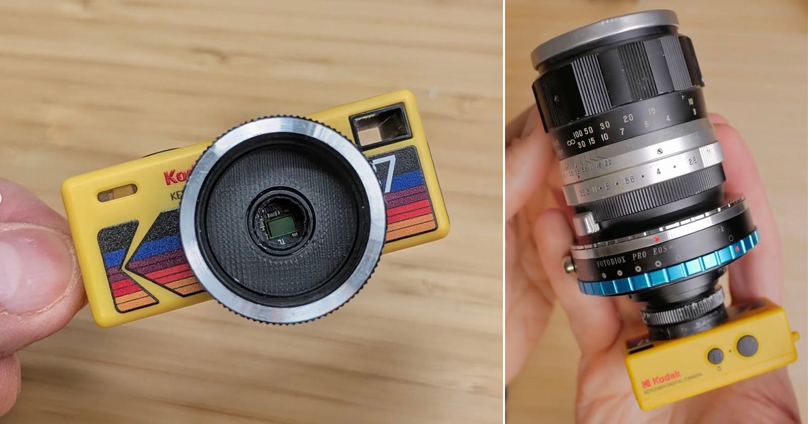  What Happens When You Put Big Lenses on the Tiny Kodak Charmera?