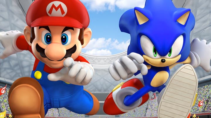  Nintendo Unhappy at Sega Mascot’s Foot During Mario & Sonic at the Olympic Games Development