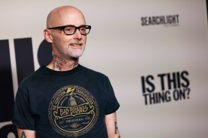 LOS ANGELES, CALIFORNIA - DECEMBER 18: Moby attends the Los Angeles Premiere of Searchlight Pictures' "Is This Thing On?" at Vidiots on December 18, 2025 in Los Angeles, California. (Photo by Frazer Harrison/Getty Images)
