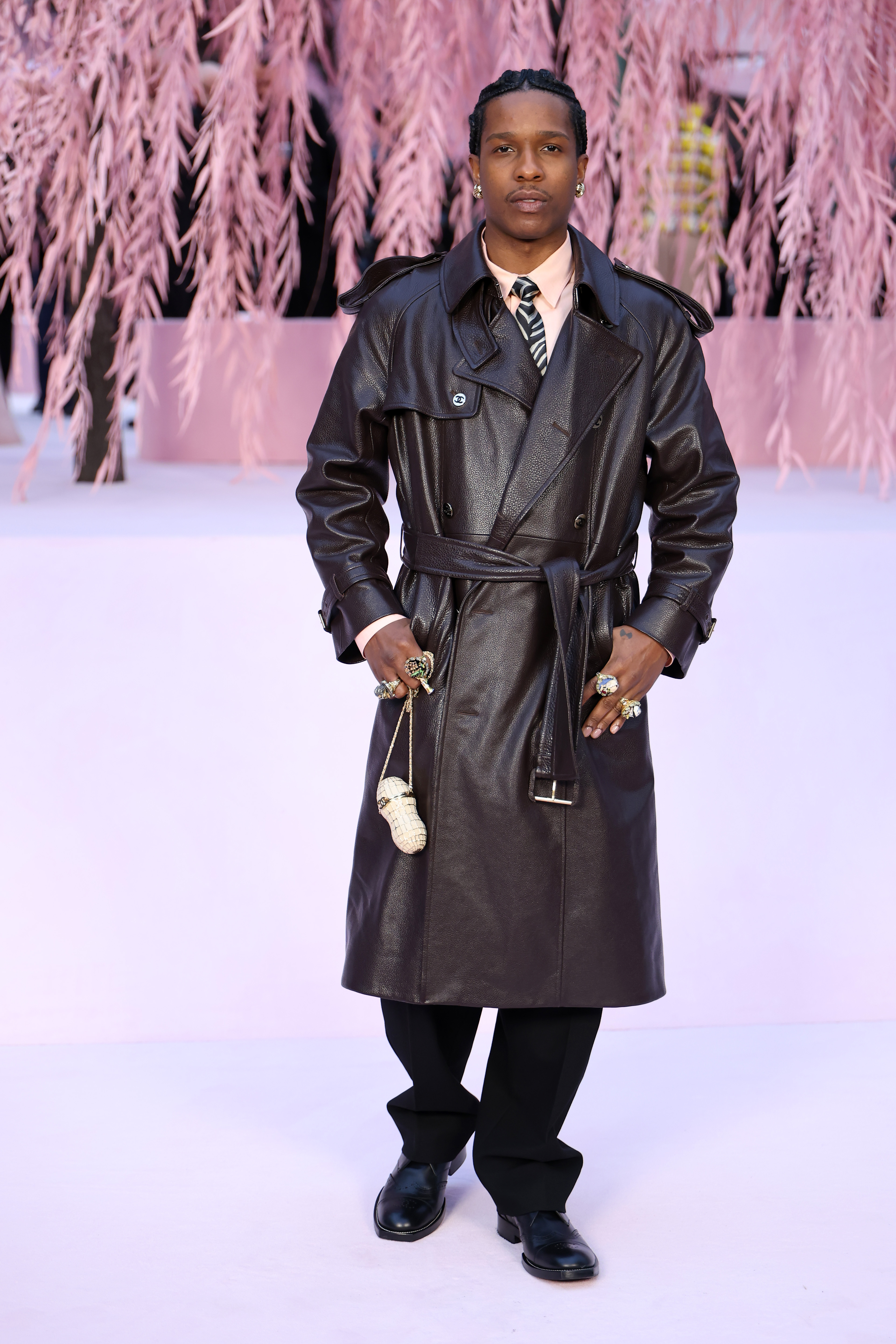 A$AP Rocky at the Chanel show