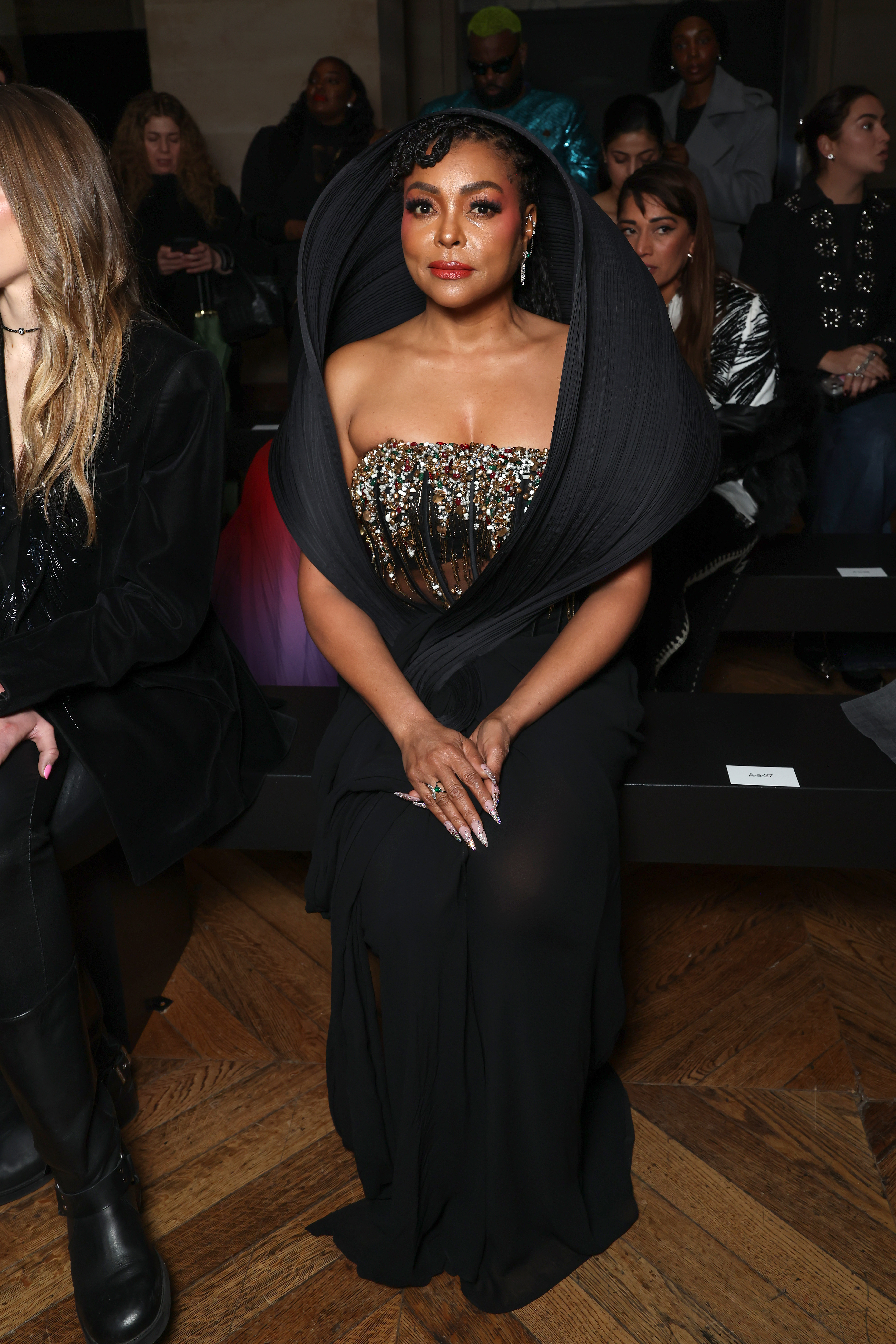 Taraji P. Henson at the Gaurav Gupta show
