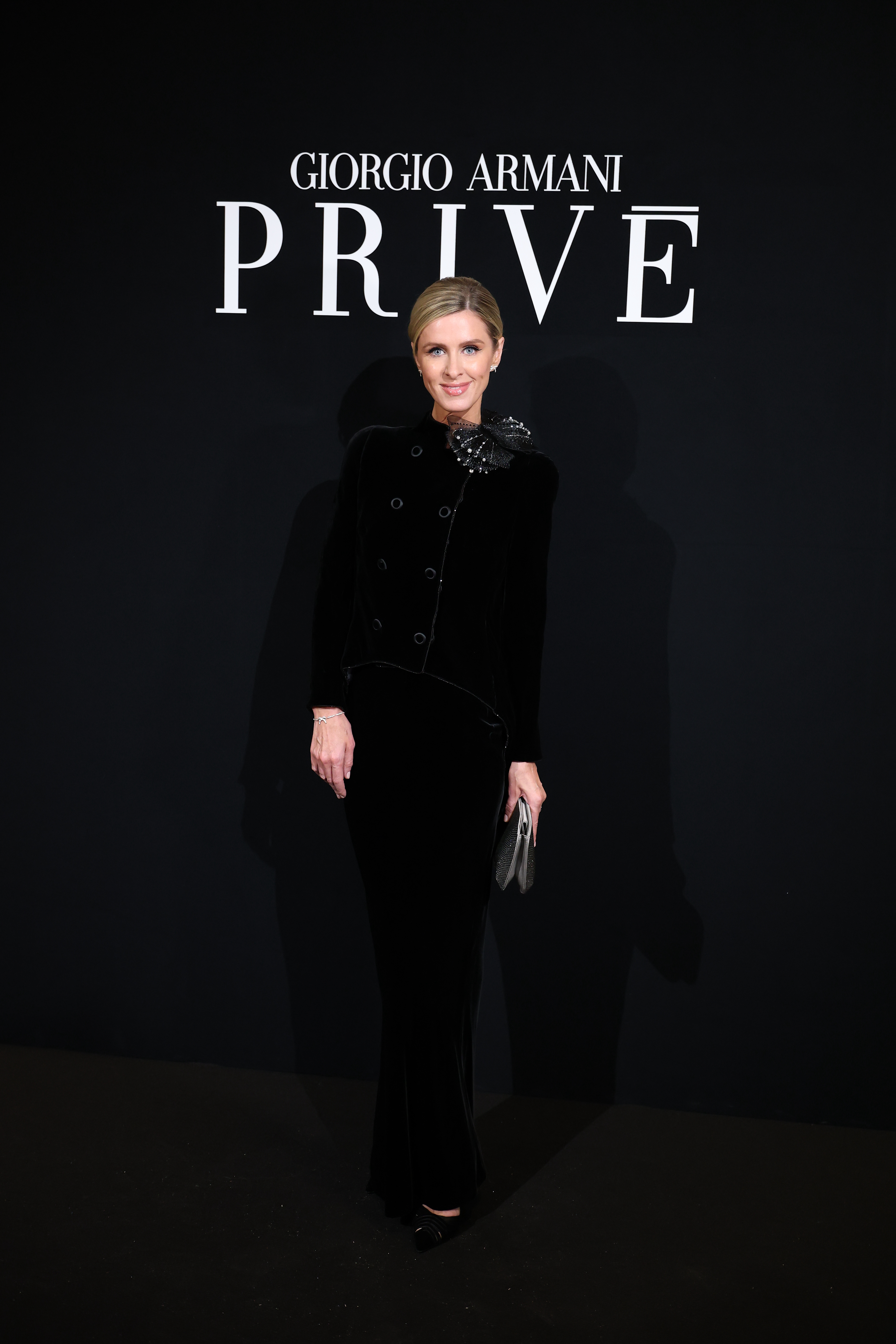 Nicky Hilton Rothschild at the Giorgio Armani Privé show