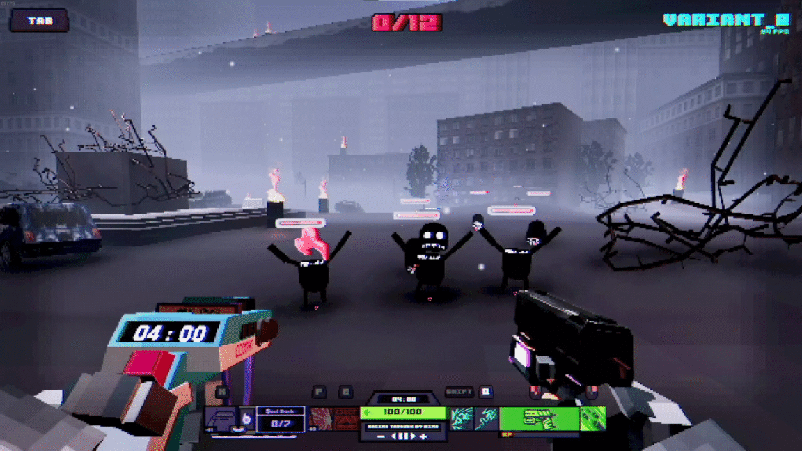  I can’t stop shooting Oddcore’s endless waves of weird little guys