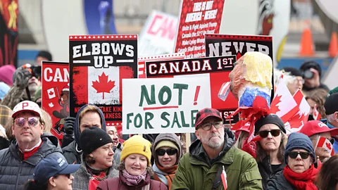 Getty Images Trump has repeatedly threatened to annex Canada (Credit: Getty Images)
