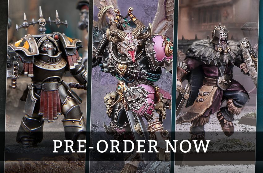  Saturday Pre-orders – Chaos Space Marines and Marauders running wild