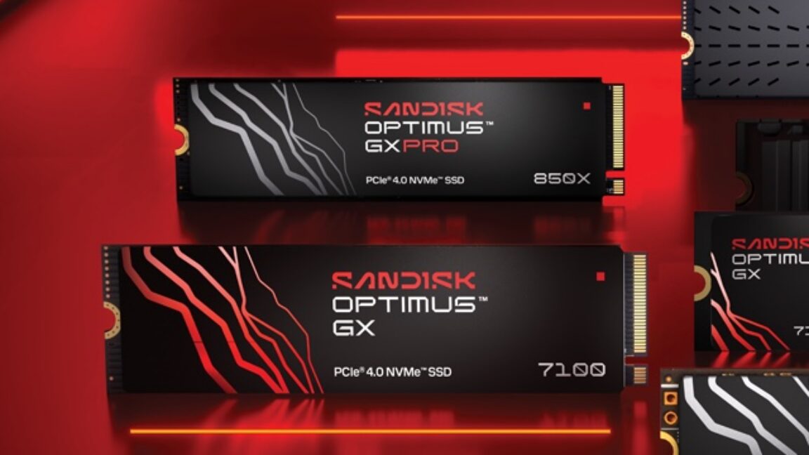  SanDisk says goodbye to WD Blue and Black SSDs, hello to new “Optimus” drives
