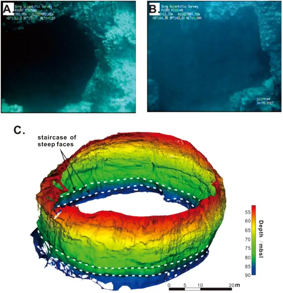 Structural Features Of The Dragon Hole Revealed Through Underwater Imaging And 3d Mapping.