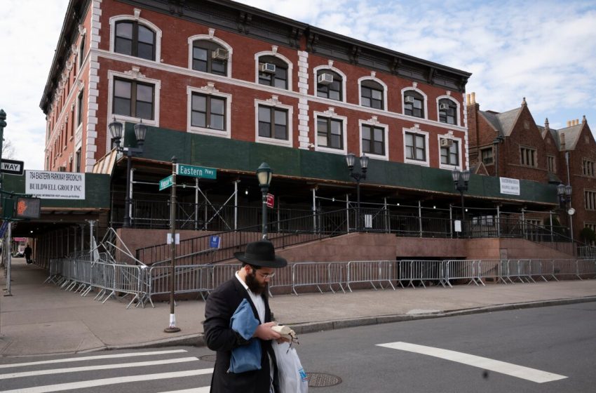  Car rams into Chabad headquarters in New York City : NPR