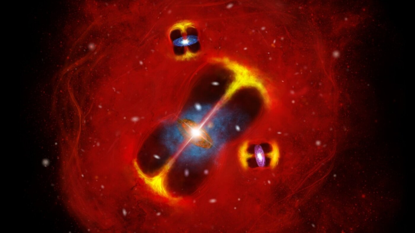  Galaxies so hot they’re shocking space researchers : Short Wave : NPR