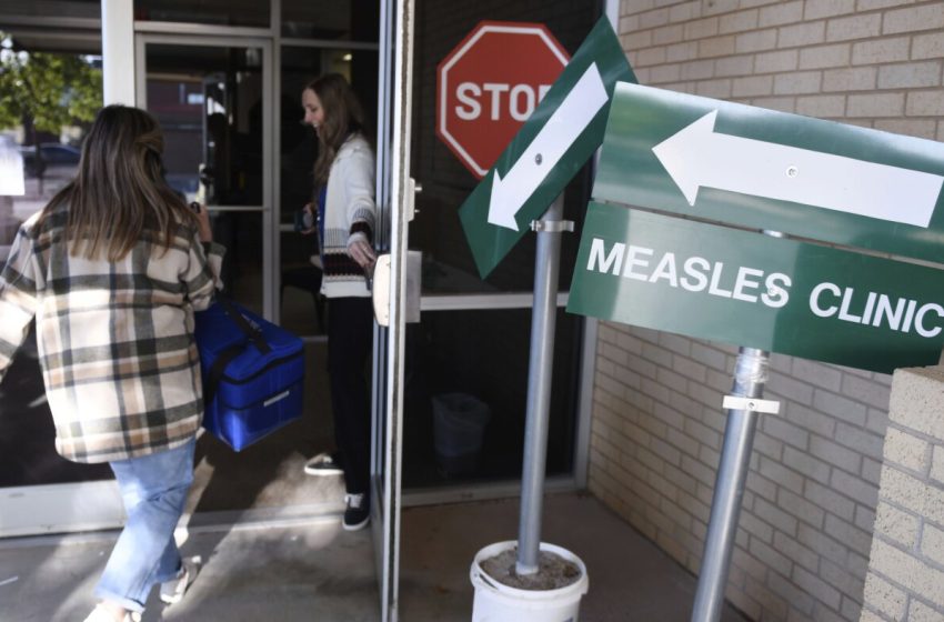  The U.S. is on the brink of losing its elimination status for measles : NPR