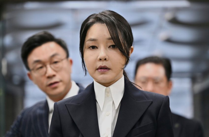  Former first lady of South Korea sentenced to 20 months in prison