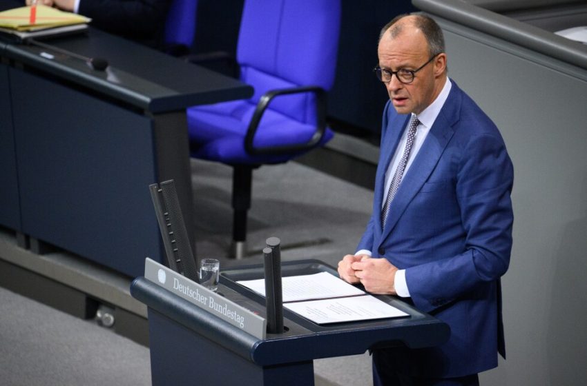  German leader hails Europe as an ‘alternative to imperialism and autocracy’