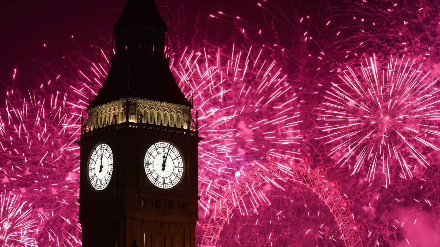 Photos of New Year’s celebrations across the globe
