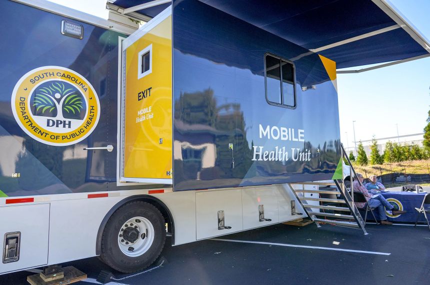 The South Carolina Department of Public Health has held pop-up vaccination clinics and continues to offer its mobile health unit to community partners interested in holding a vaccination event.