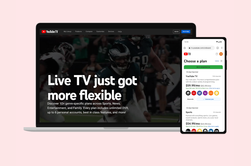  YouTube TV launches curated subscription packages this week