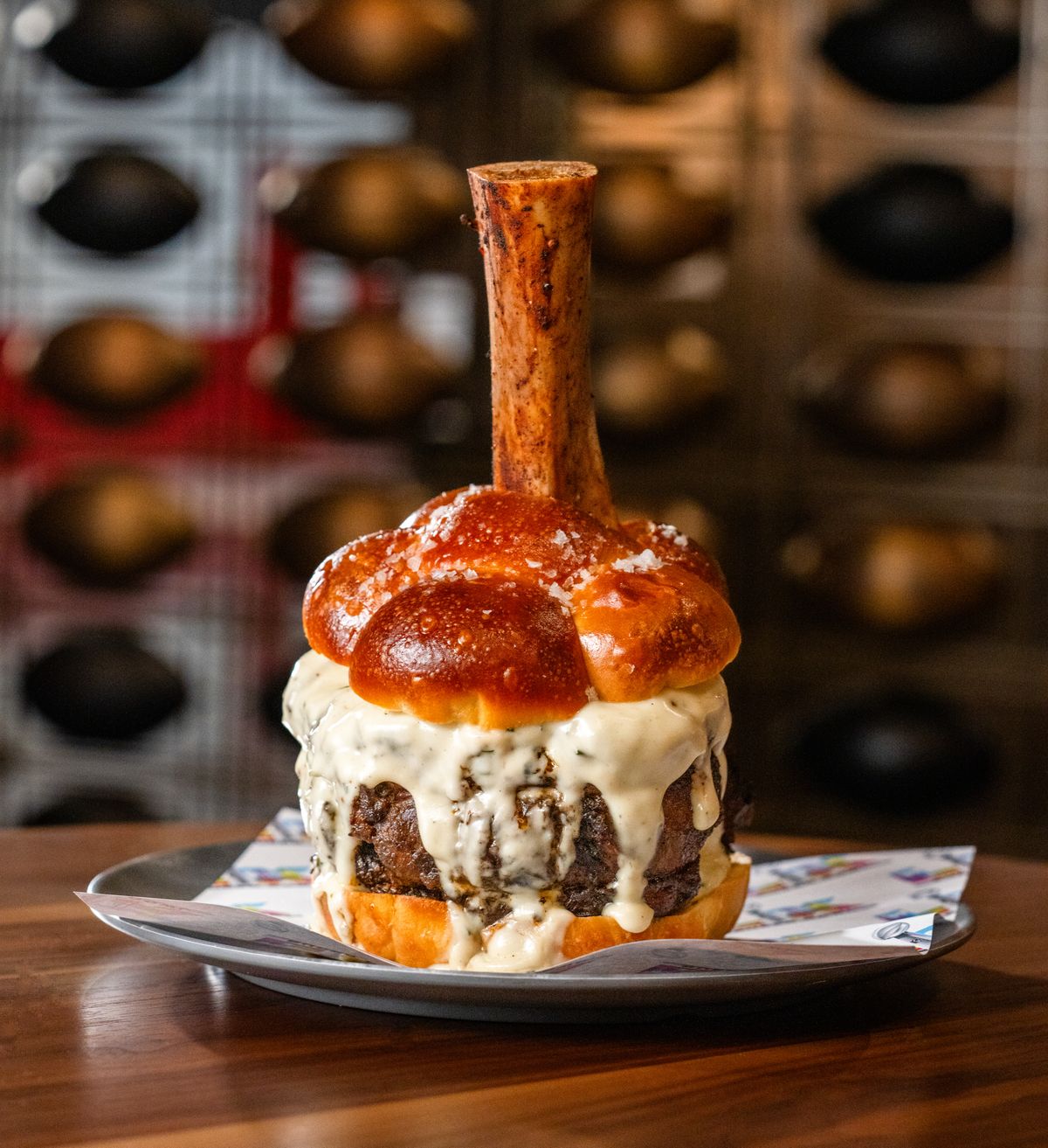 The XL Hammer Burger costs a whooping $180