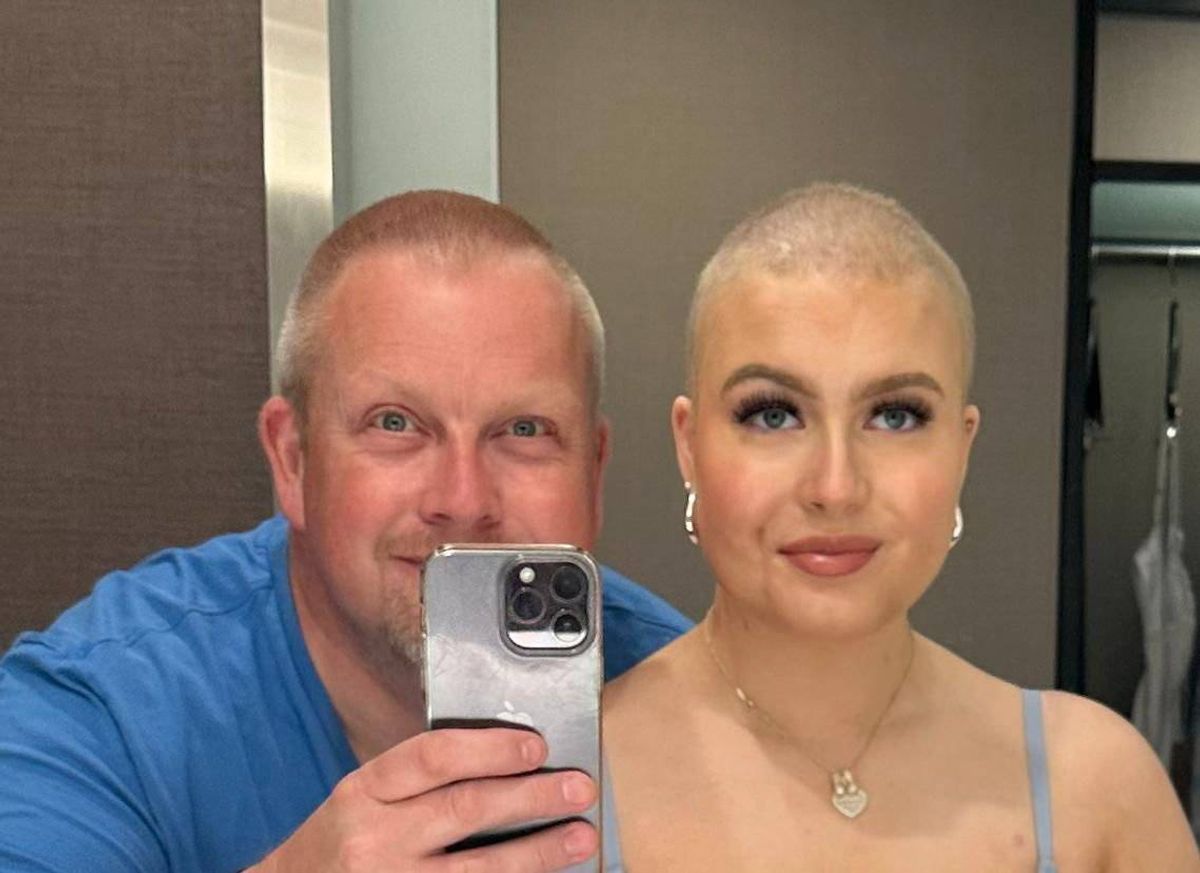 Madi Foster with her dad Craig