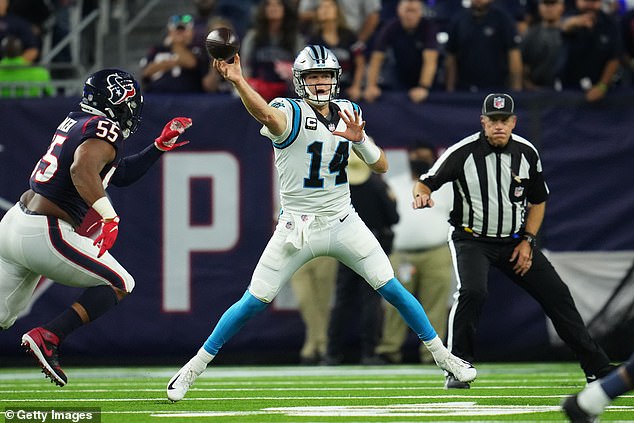 From New York, Darnold moved on to the Carolina Panthers but quickly became the back-up