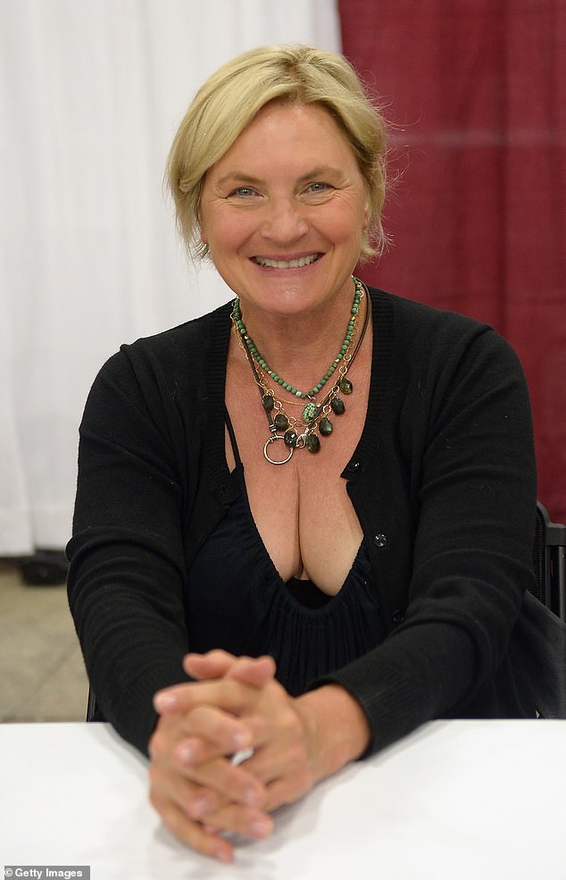 Denise Crosby was born in Hollywood on November 24, 1957, but reportedly never met her grandfather Bing Crosby, who died in 1977 when she was 19; (pictured 2016)