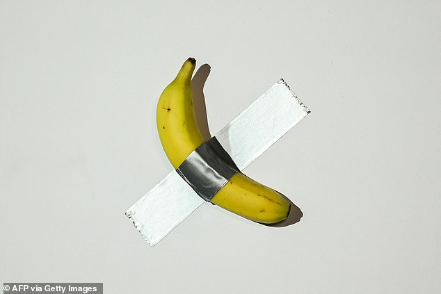 In 2024 Italian artist Maurizio Cattelan displayed a fresh banana stuck to a wall with duct tape at Art Basel. It was purchased for $6.2 million by Chinese-born crypto founder Justin Sun, who then ate it