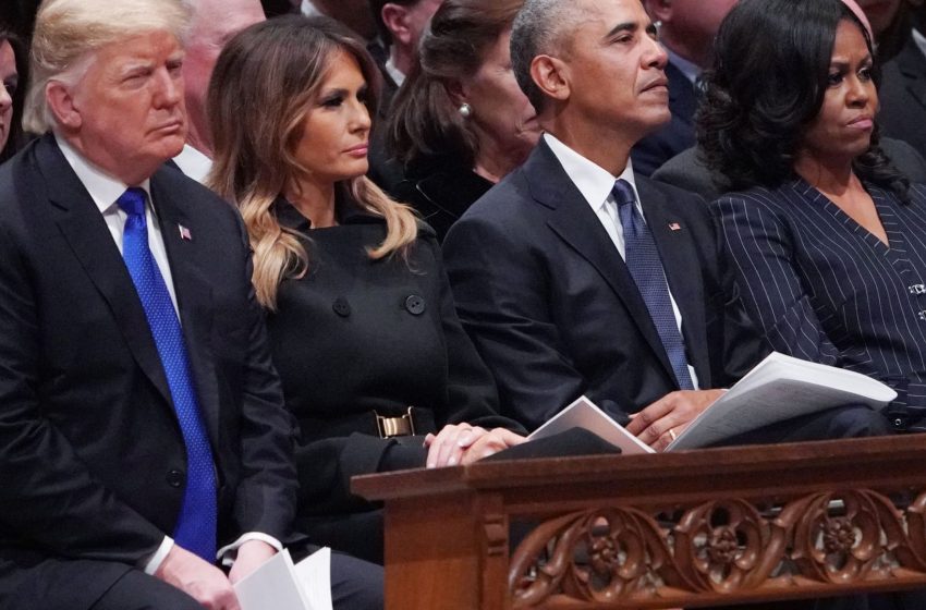  Trump posts racist image showing Obamas as apes