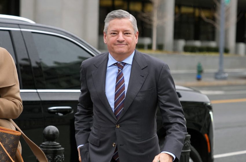  Netflix CEO Sarandos visited White House before WBD offer pulled