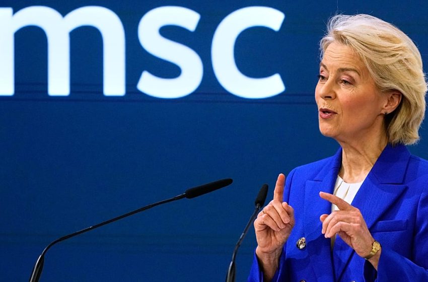  Von der Leyen rebukes NATO chief over ‘no security without US’, calls for European mutual defence