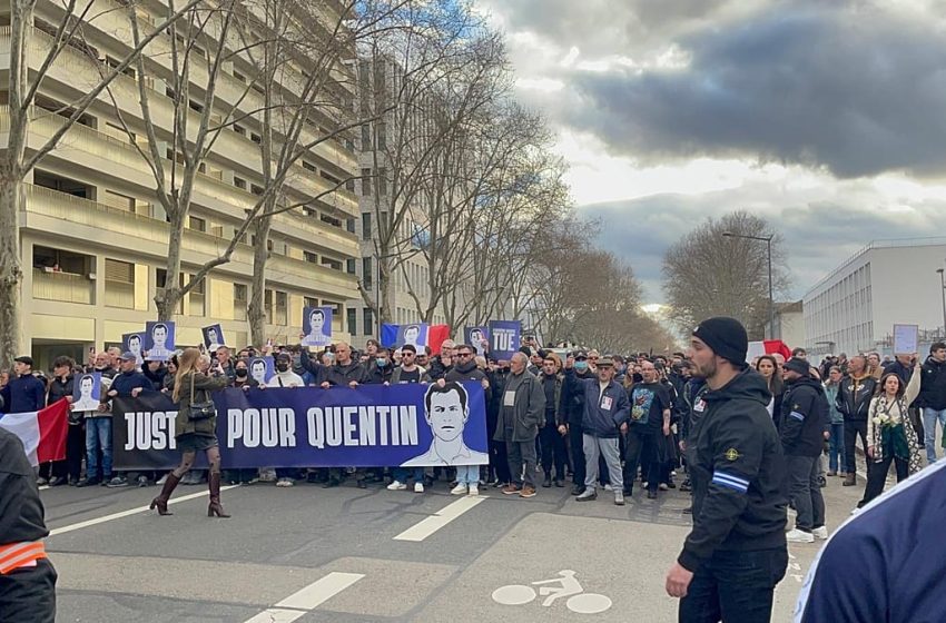  Over 3,000 people march in France in honour of far-right activist