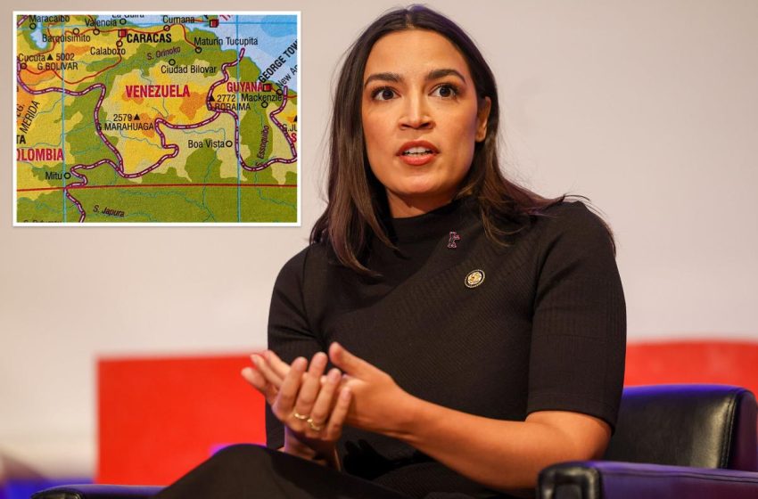  AOC lampooned for claiming Venezuela is below equator — while trying to show off foreign policy chops