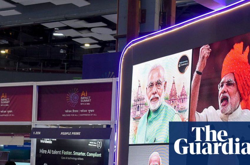  Tech billionaires fly in for Delhi AI expo as Modi jostles to lead in south | AI (artificial intelligence)