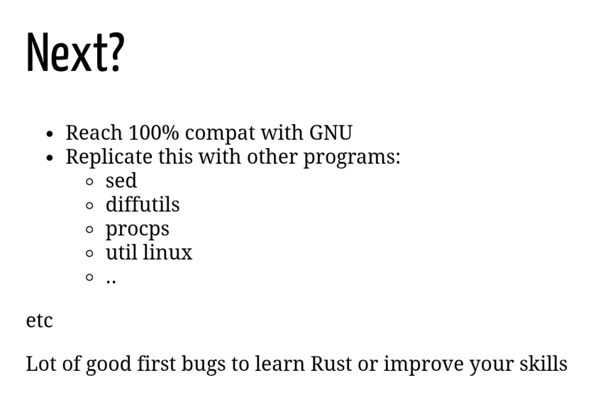 Rust Coreutils Continues Working Toward 100% GNU Compatibility, Proving Trolls Wrong