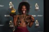 Doechii poses in the press room with the award for best music video for "Anxiety" during the 68th annual Grammy Awards on Sunday, Feb. 1, 2026, in Los Angeles. (Photo by Richard Shotwell/Invision/AP)