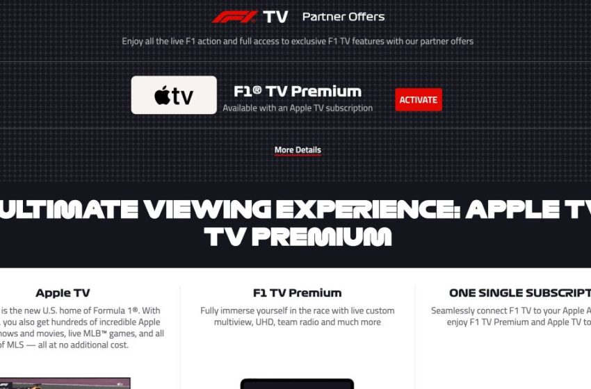  You can now access F1 TV with your Apple TV account, here’s how to set it up