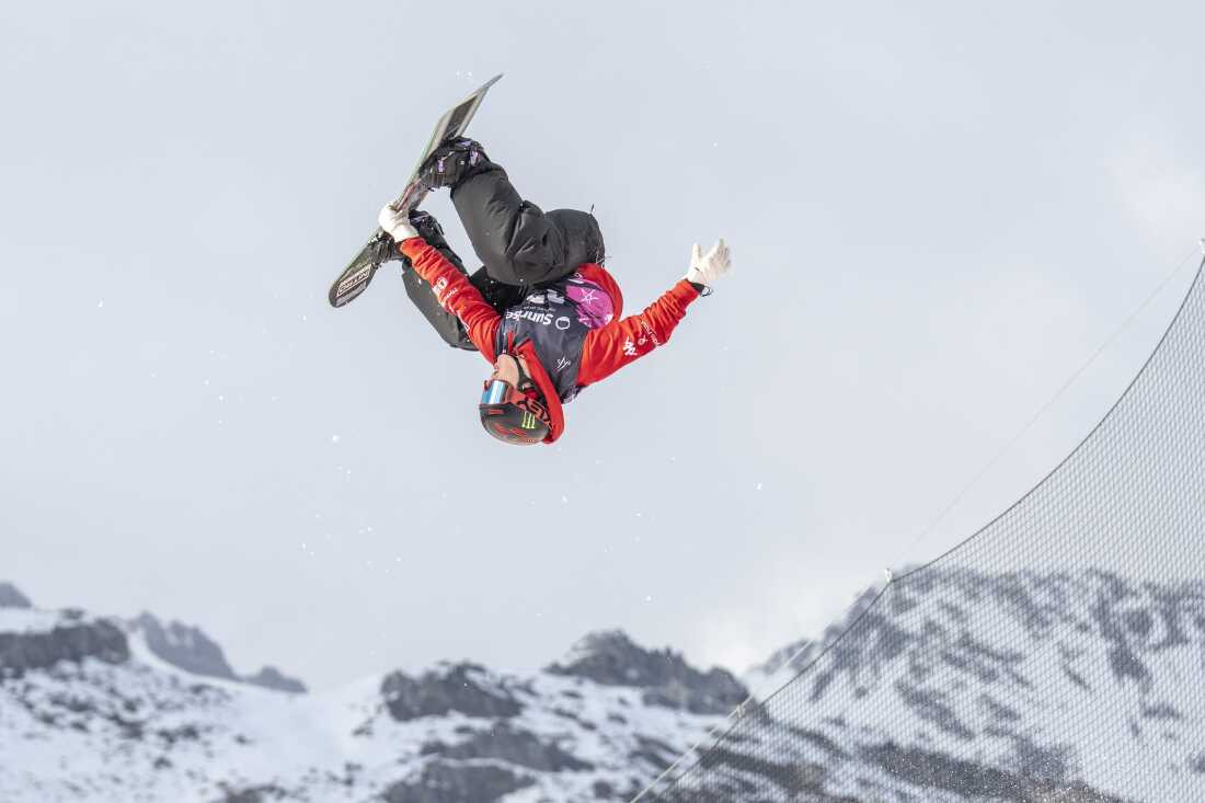 ENGADIN, SWITZERLAND - MARCH 26 Hahna Norman in action during the FIS Snowboard, Freestyle and Freeski World Championships Day 10 on March 26, 2025 in Engadin, Switzerland. (Photo by Millo Moravski/Agence Zoom/Getty Images)