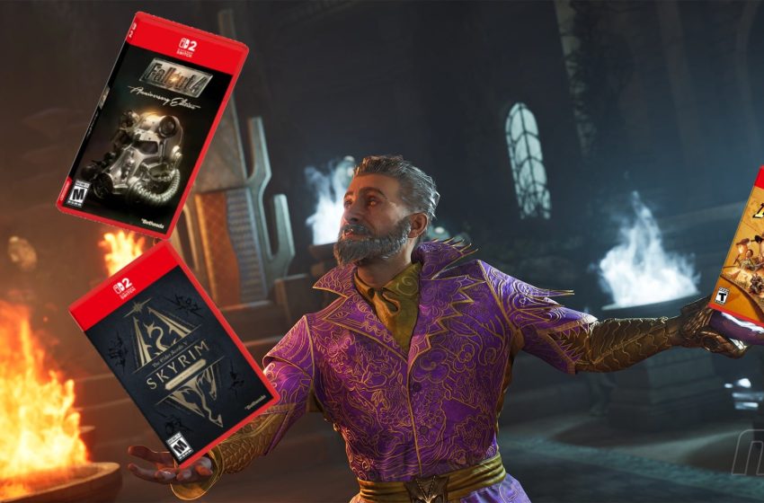  Oblivion, Skyrim And Fallout Switch 2 Physicals Will All Be Code-In-A-Box, Bethesda Confirms