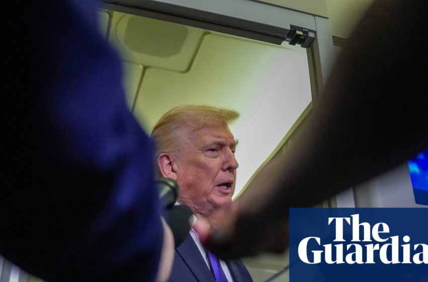  Trump shifts blame to aide as he refuses to apologize for racist video of Obamas | Donald Trump