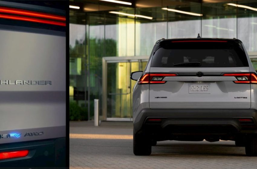  Toyota reveals the Highlander EV as its first three-row electric SUV
