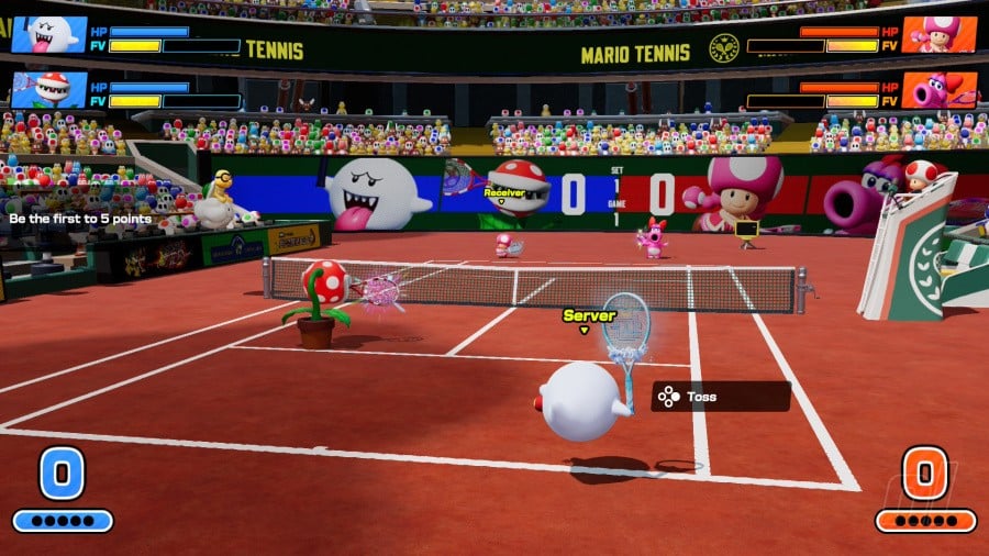Mario Tennis Fever Review - Screenshot 4 of 7
