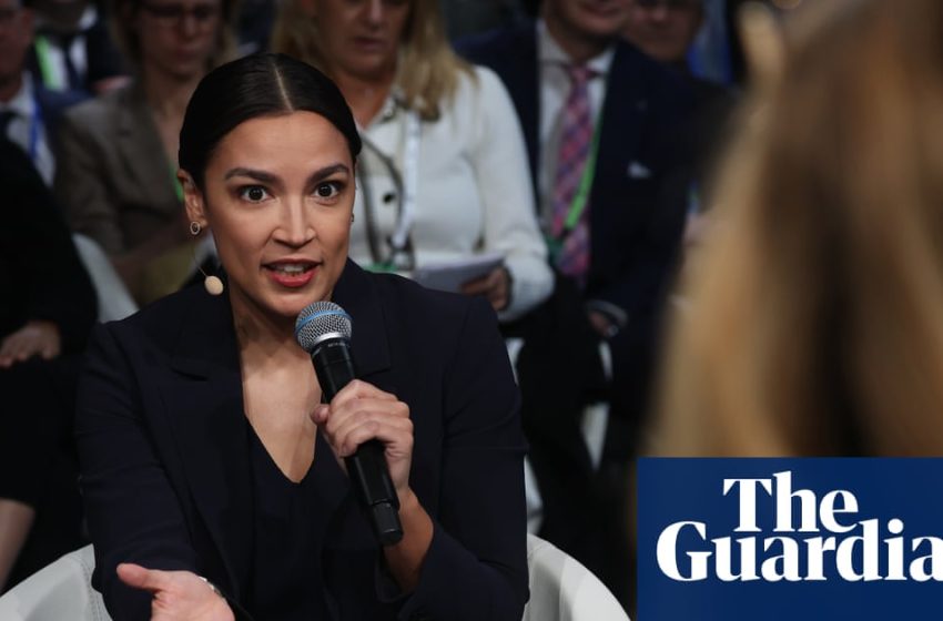  Ocasio-Cortez says US military aid to Israel ‘enabled a genocide in Gaza’ | US news