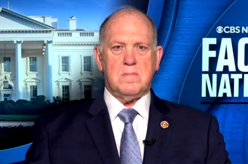  Border czar Tom Homan says “I don’t like the masks” on ICE officers, but they “have to protect themselves”