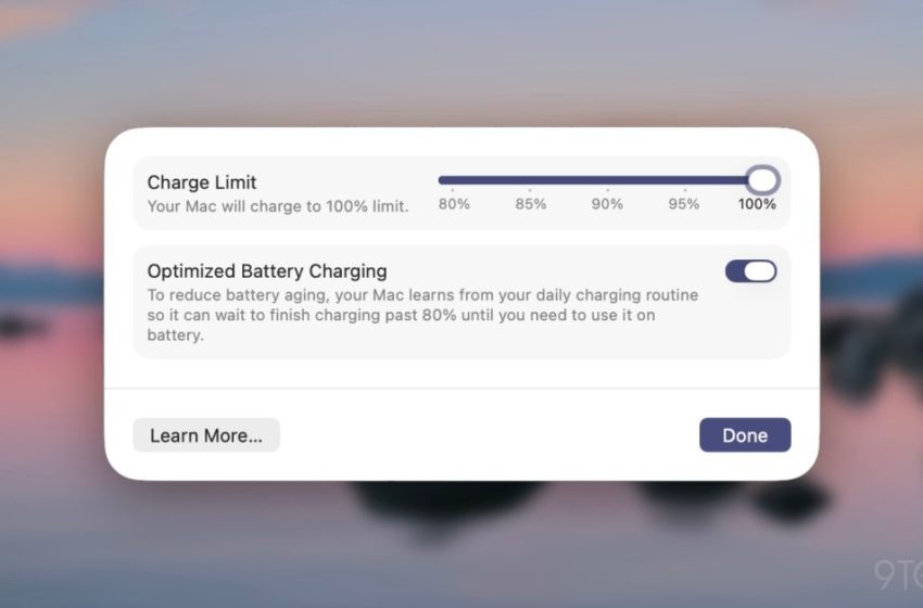  macOS 26.4 brings battery Charge Limit to the Mac and Shortcuts