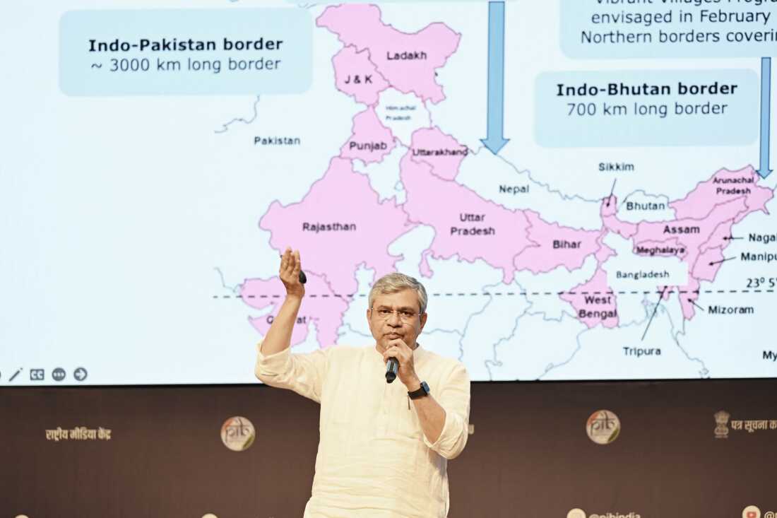 Union Minister of Railways Ashwini Vaishnaw briefs the media on union cabinet decisions at National Media Centre on April 4, 2025 in New Delhi, India. 