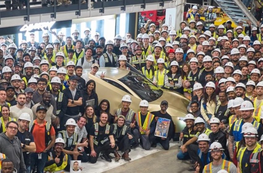  Tesla rolls first steering wheel-less Cybercab unit off the line before solving autonomy