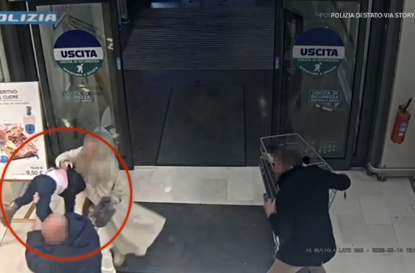  Video shows man violently snatches child from mother’s hand in Bergamo, Italy