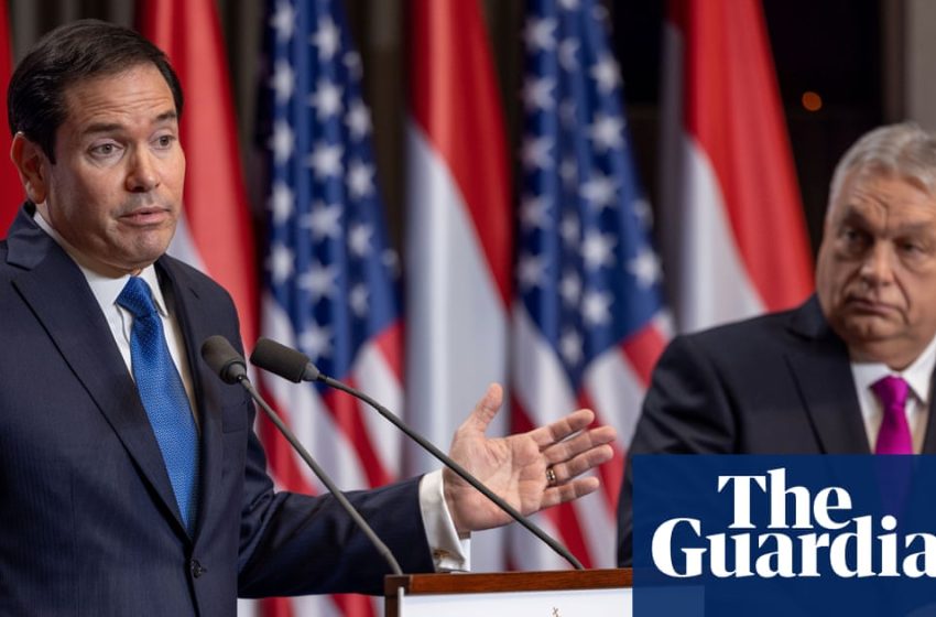  Marco Rubio’s warm words to Viktor Orbán reinforce EU fears that US seeks disunity in Europe | US foreign policy