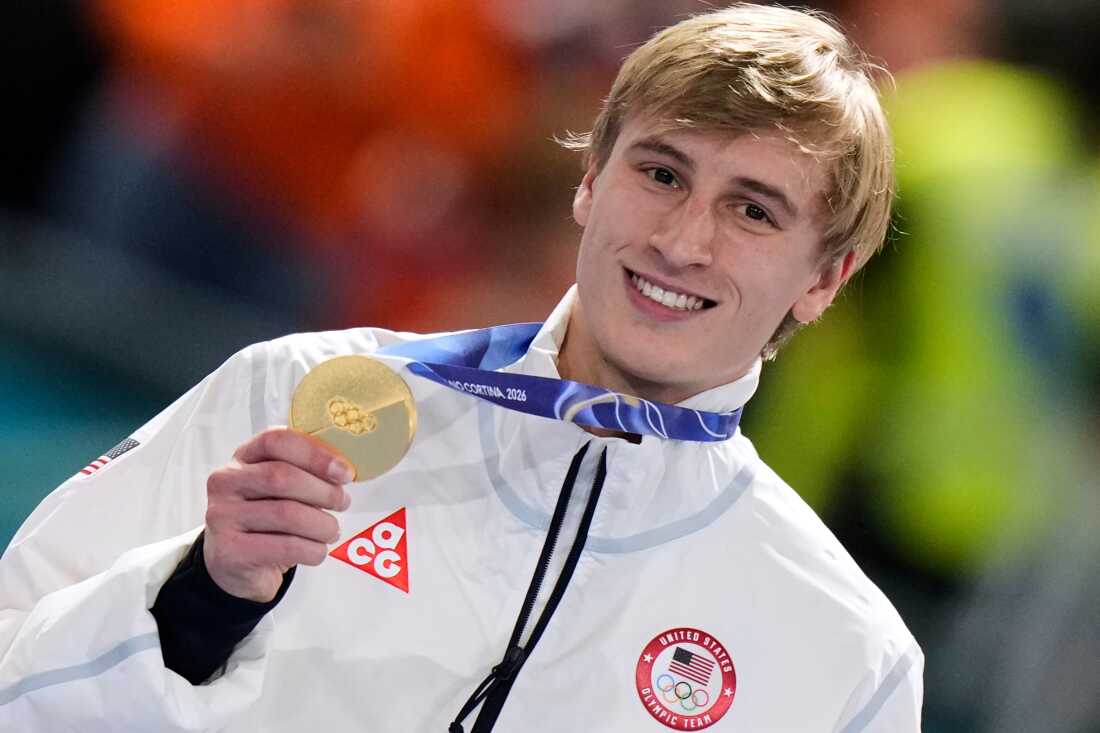 Jordan Stolz from Wisconsin won two gold and a silver in speed skating in the Milan Cortina Games.