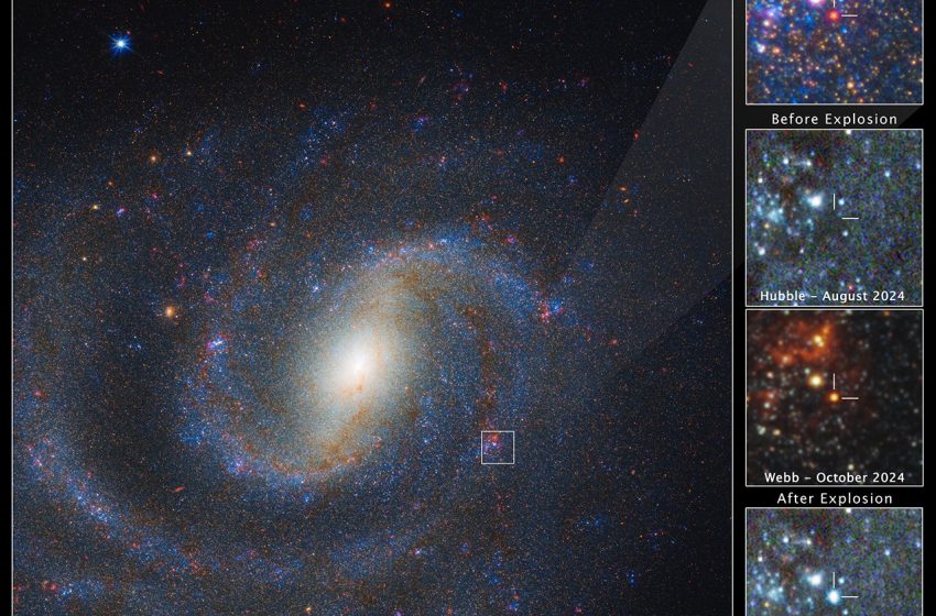  NASA’s Webb Telescope Locates Former Star That Exploded as Supernova